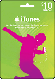 $10 iTunes Gift Code